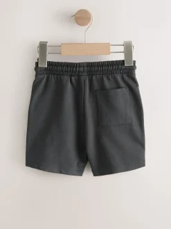 Gris de charbon de bois - Short en jersey (3mths-7yrs)