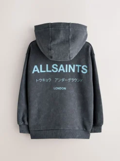 Gris délavé - SmallSaints Oversized Underground Pullover Sweat-shirt à capuche