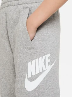 Gris foncé chiné - Jogging Nike Club en polaire à logo