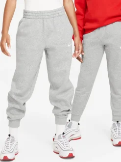 Gris foncé chiné - Pantalon de jogging Nike Club en polaire