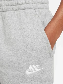 Gris foncé chiné - Pantalon de jogging Nike Club en polaire