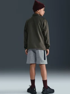 Gris foncé chiné - Short Nike Tech en molleton