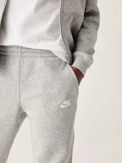 Gris foncé chiné - Survêtement Nike Club en polaire