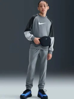 Gris fumé - Survêtement Nike Dri-FIT Col rond