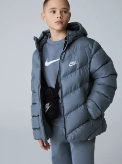 Gris fumé - Veste matelassée Nike