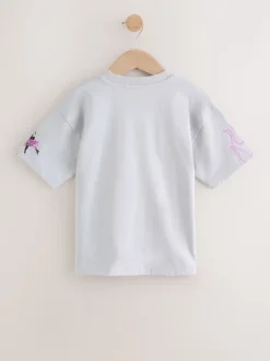 Gris Graffiti - T-shirt graphique Manches courtes Relaxed Fit (3-16yrs)
