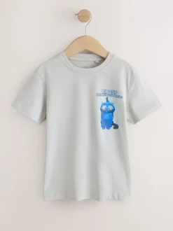 Gris imprimé à l'arrière - T-shirt KPOP Demon Hunters (6-16ans)