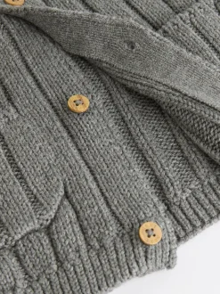Gris Little Man - Cardigan 100% coton (0mois-2ans)