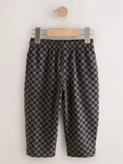 Gris Noir/anthracite - Joggings Jambe large en jersey (3mois à7ans)