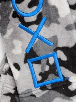 Gris Playstation™ - Peignoir Vanilla Underground unisexe en polaire pour enfant