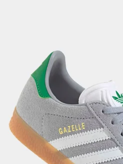 Gris/Blanc - Baskets Adidas Original Gazelle enfant