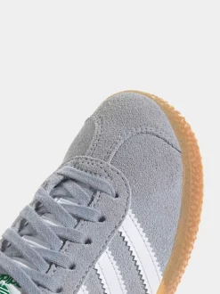 Gris/Blanc - Baskets Adidas Original Gazelle enfant