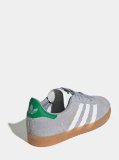 Gris/Blanc - Baskets Adidas Original Gazelle enfant