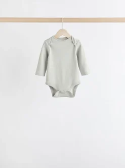 Gris/Blanc - Bodysuits à manches longues 5 Pack