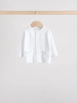 Gris/Blanc - Gris et blanc 2pk Cardigan bébé en maille