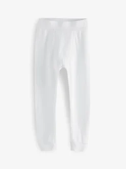 Gris/Blanc - Lot de 2 leggings thermiques (2-16ans)