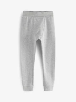 Gris/Blanc - Lot de 2 leggings thermiques (2-16ans)