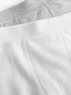 Gris/Blanc - Lot de 2 leggings thermiques (2-16ans)