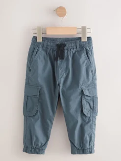 Gris-bleu - Pantalon cargo doublé (3mths-7yrs)