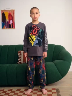 Gris/bleu Harry Potter - Pyjama à permis unique (4à16ans)
