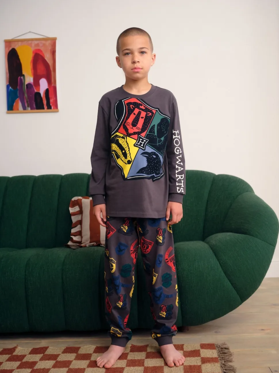 Gris/bleu Harry Potter - Pyjama à permis unique (4à16ans)