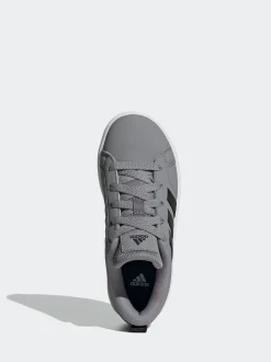 Gris/Noir - adidas VS Pace 2.0 Baskets Dentelle enfant