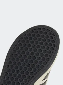 Gris/Noir - Baskets adidas Grand Court 00s en daim et dentelle pour enfant