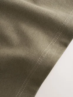 Gris/Noir/Vert/Fauve Marron kaki - T-shirt brodé Manches courtes Stag 4 Pack (3-16ans)