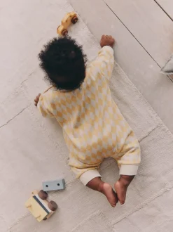 Harlequin jaune - Barboteuse en molleton bébé (0mois à3ans)