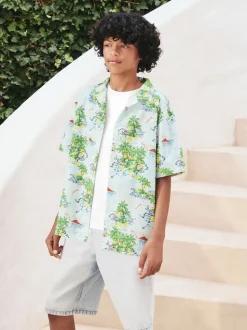 Hawaïen - Chemise imprimée Manches courtes (3-16ans)