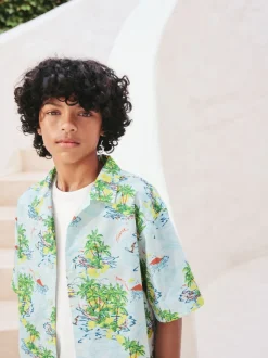 Hawaïen - Chemise imprimée Manches courtes (3-16ans)