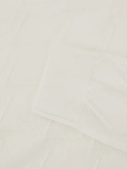 Hors blanc - Pull Reiss Mansion à col rond et losanges