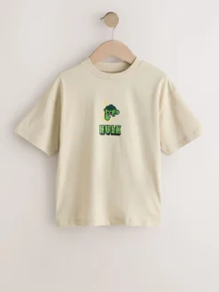 Hulk Beige Sable - Marvel Avengers T-shirt Manches courtes (3-16ans)