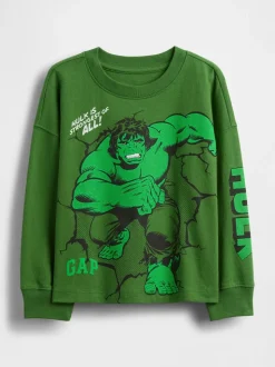Hulk vert - T-shirt Gap Marvel graphique (6mois-5ans)