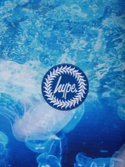 Hype. Sac à cordon de serrage en méduse bleue pour enfant