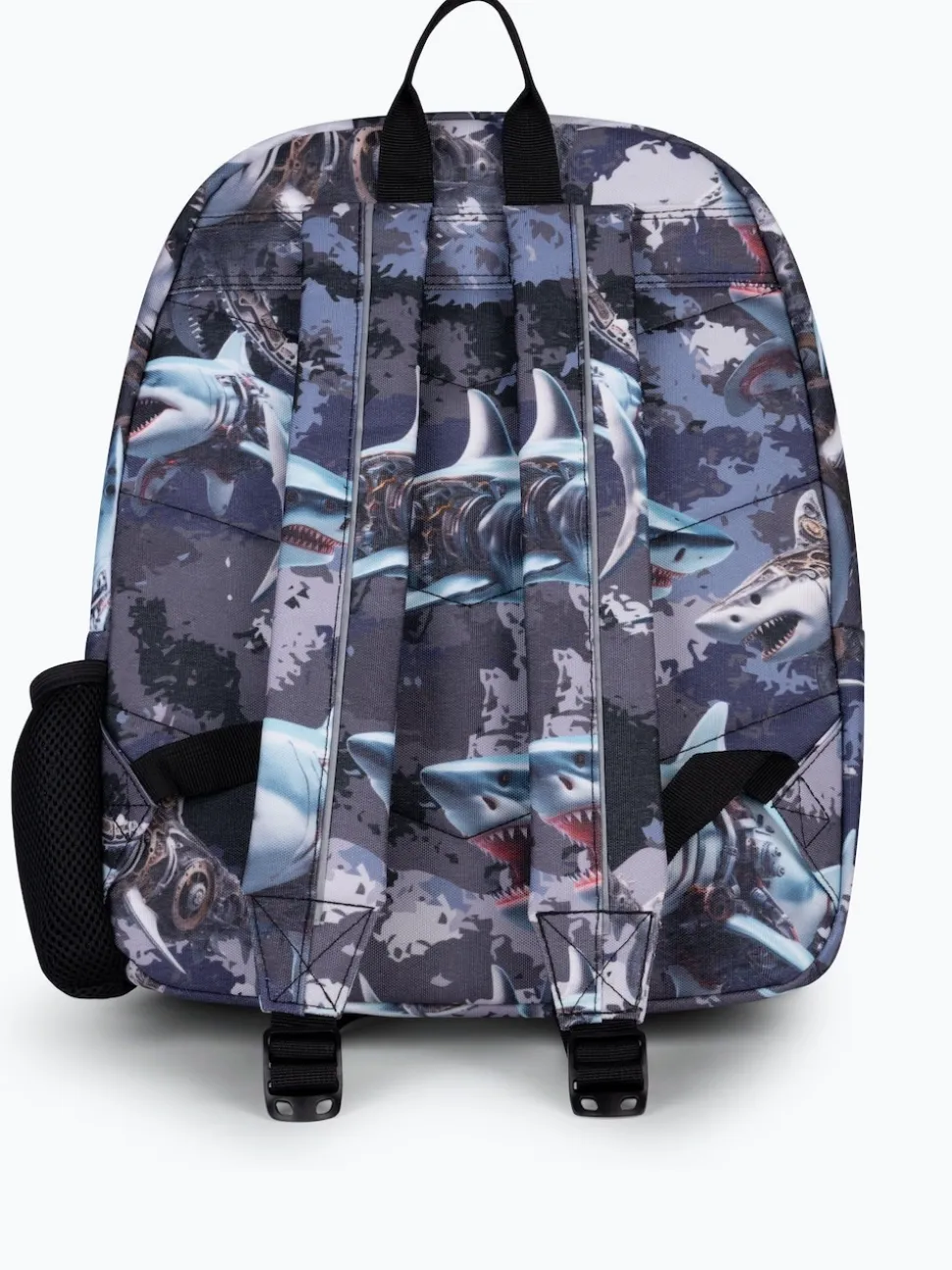 Hype. Sac à dos emblématique gris Mech Sharks pour enfant