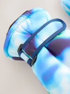 Impression bleue - Gants de ski (3-16ans)