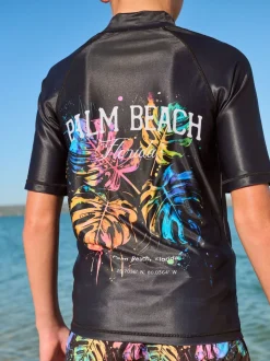 Impression noire - Gilet anti-éclaboussures (3-16ans)