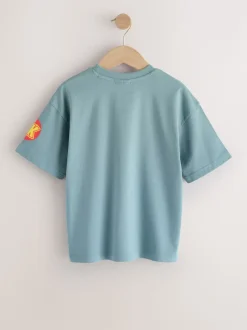 Imprimé Bleu Donkey Kong - T-shirt Mario Gaming (3-16ans)