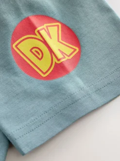 Imprimé Bleu Donkey Kong - T-shirt Mario Gaming (3-16ans)