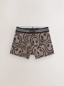 Imprimé crâne grafitti - Lot de 5 boxers (3-16ans)