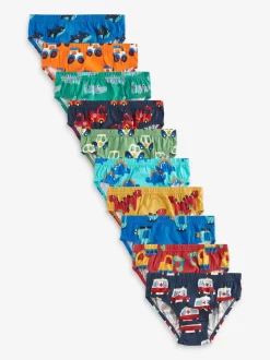 Imprimé primaire vif - Paquet de slips 10 (1.5-10ans)