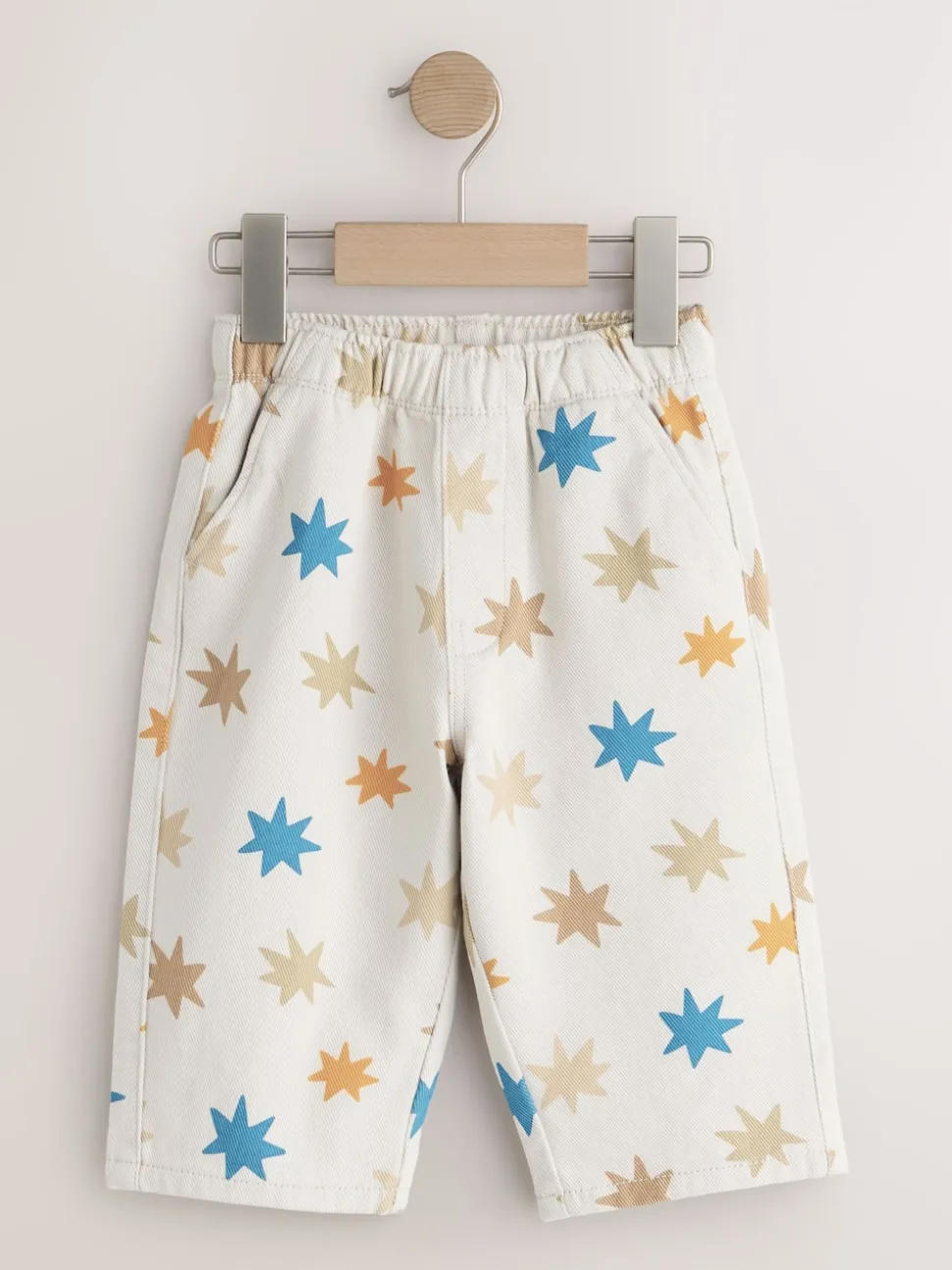 Imprimé étoile multicolore - Pantalon large à enfiler (3mois-7ans)