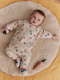 Imprimé Veg brillant - Ensemble sweat et jogging bébé (0mois2ans) (0mois2ans)