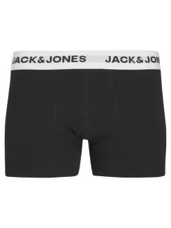 JACK & JONES JUNIOR Boxer Logo Noir 5 Lot