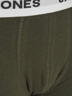 JACK & JONES JUNIOR Boxer Logo Noir 5 Lot