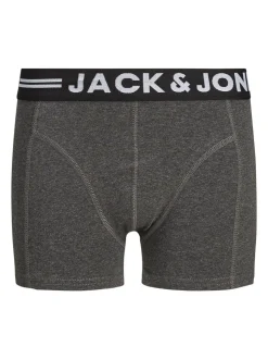 JACK & JONES JUNIOR Noir Boxer 3 Lot