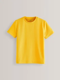 Jaune - T-shirt de sport (3-16ans)
