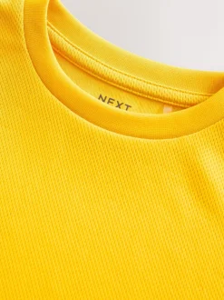 Jaune - T-shirt de sport (3-16ans)