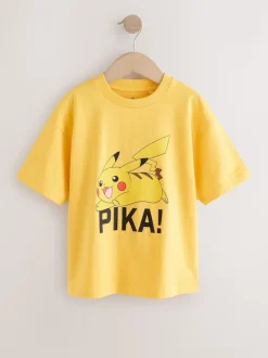 Jaune - T-shirt Pokémon à manches courtes (3-16ans)